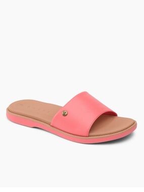 Reef Cushion Sunny Arrianah Slide, Coral, NWT, Women’s Size 9 (EUR 40)